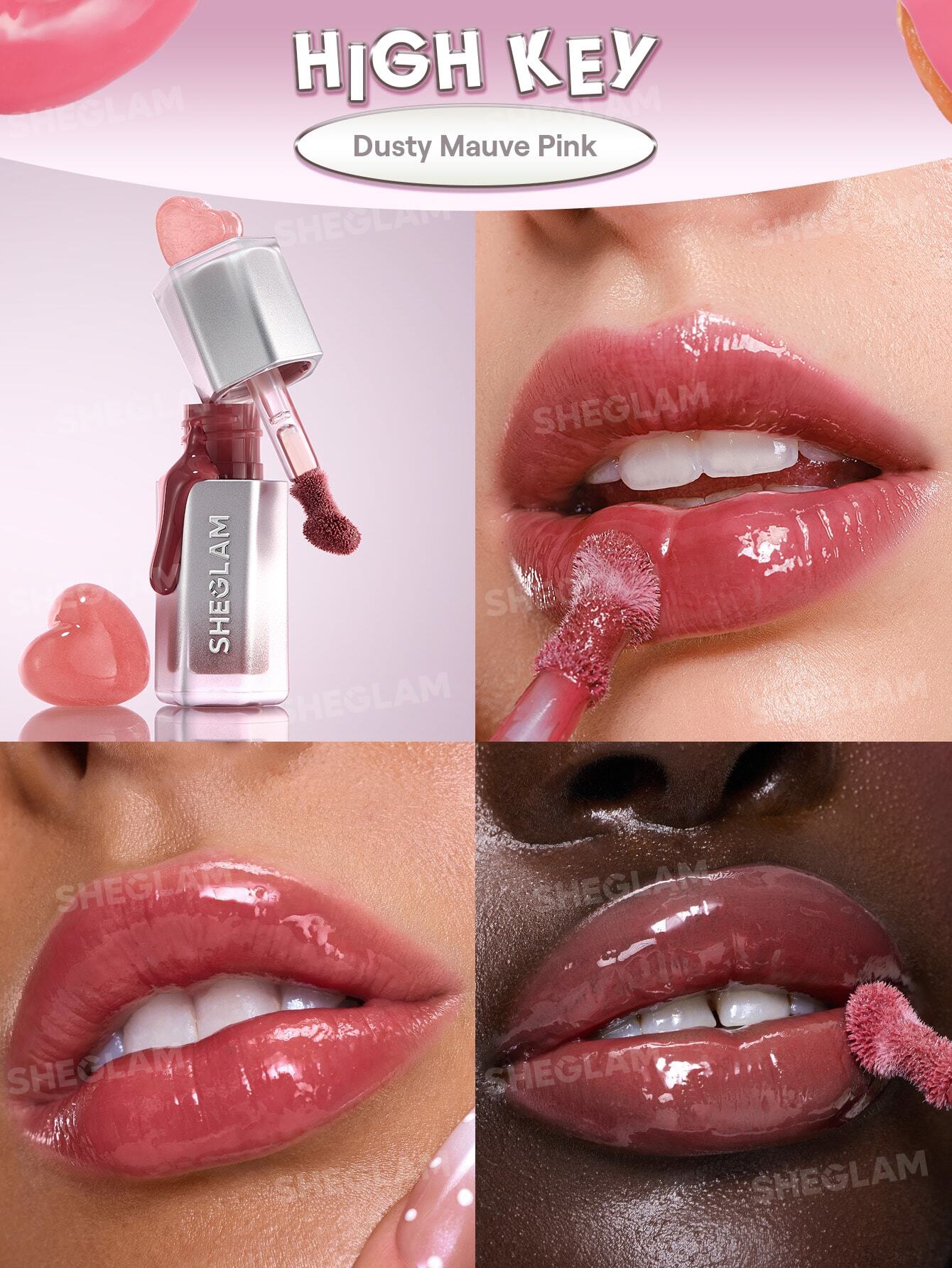 SHEGLAM Glass Lock Air Gloss 3.4ml | High-Shine Lip Gloss