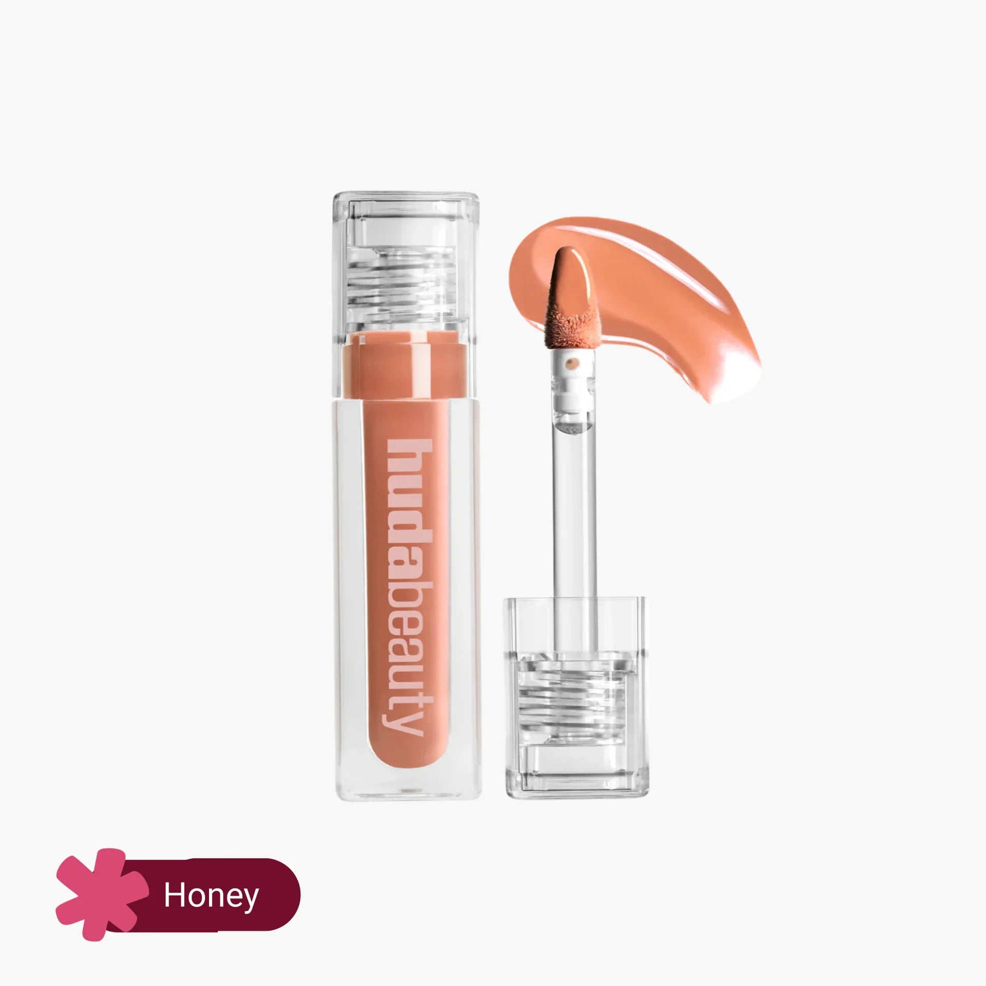 Huda Beauty Faux Filler Extra Shine Lip Gloss – Ultra Glossy, Plumping Lip Shine