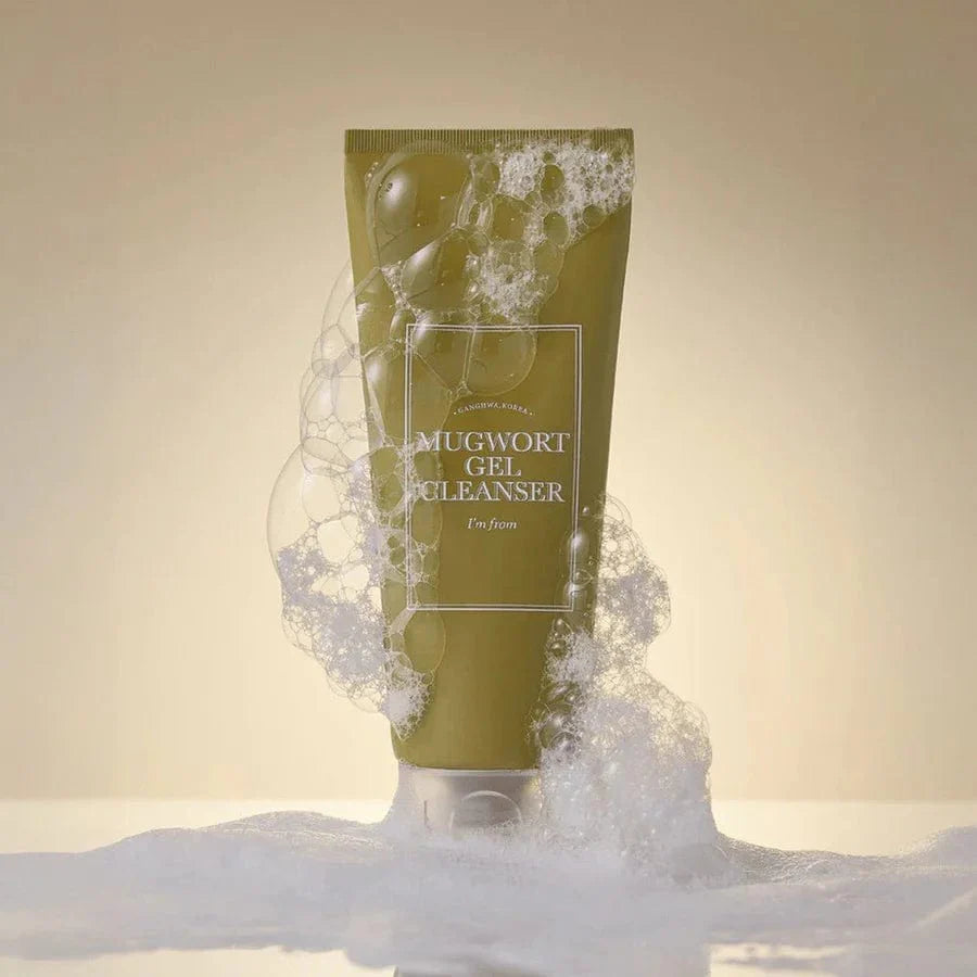 I'm From Mugwort Gel Cleanser 150ml – Soothing Korean Facial Cleanser for Sensitive & Acne-Prone Skin