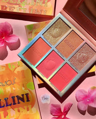 Huda Moji Bellini Blusher & Highlighter Makeup Palette