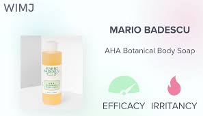 Mario Badescu A.H.A. Botanical Body Soap 236ML – Exfoliating & Brightening Body Cleanser