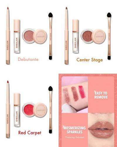 Sheglam Lip Dazzler Glitter Kit 4 IN 1 | Sparkling Lip Makeup