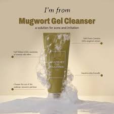 I'm From Mugwort Gel Cleanser 150ml – Soothing Korean Facial Cleanser for Sensitive & Acne-Prone Skin