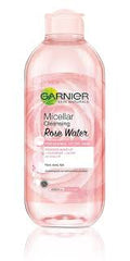 Garnier Rose Micellar Cleansing Water 400ml for Sensitive Skin | Gentle Makeup Remover
