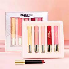 Heng Fang Pack of 5 Lipstick Soft Valvet Matte Colors