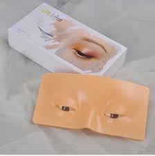 Silicone Eye Makeup Practice Board With Oil Cleanser