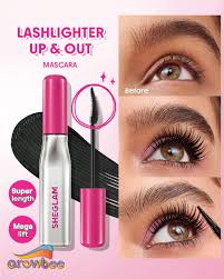Sheglam Lashlighter Up & Out Mascara – Lengthening, Lifting & Volumizing Black Mascara