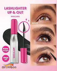 Sheglam Lashlighter Up & Out Mascara – Lengthening, Lifting & Volumizing Black Mascara