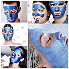 Moroccan Nila Blue Powder – Natural Skin Lightening & Whitening Treatment – 50gm