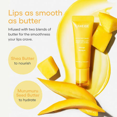 LANEIGE Lip Glowy Balm 10g – Mango