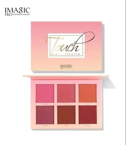 Imagic 6 Colour Touch Blush-on Palette