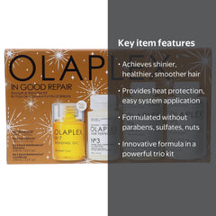 Olaplex In Good Repair Strength & Shine Hair Kit – Hair Repair, Strengthening & Shine Treatment