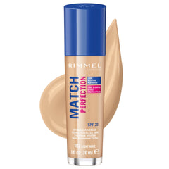 Rimmel London Match Perfection Foundation-102 Light Nude