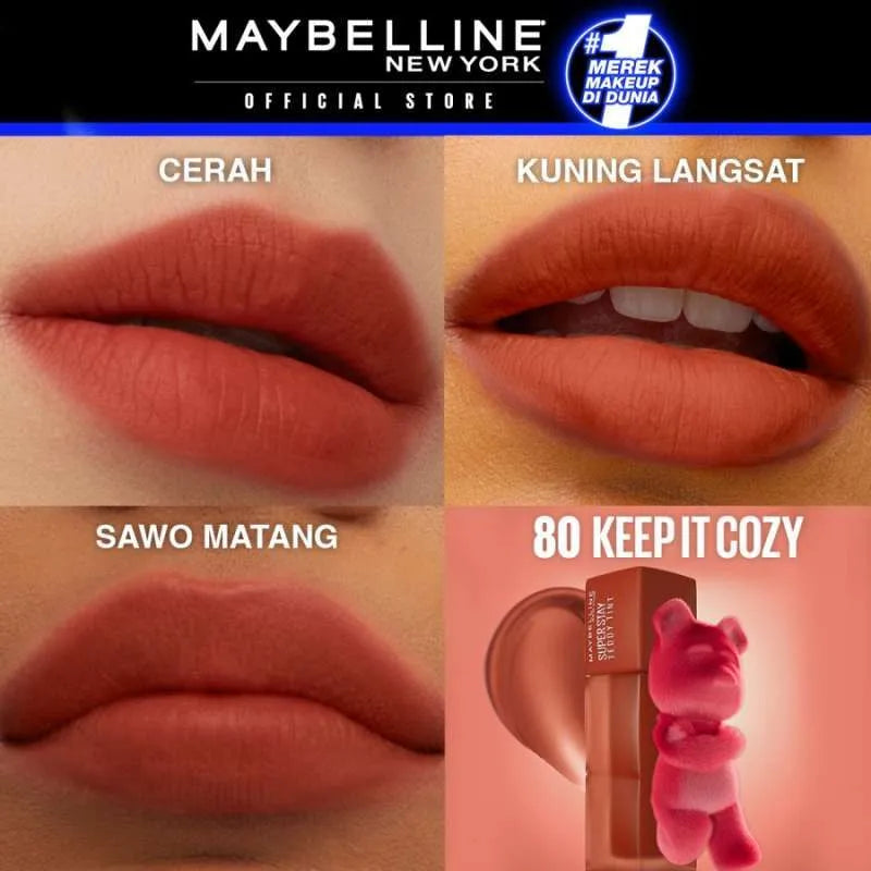 Maybelline Superstay Teddy Tint | Long-lasting Lip Stain - Maybelline New York
