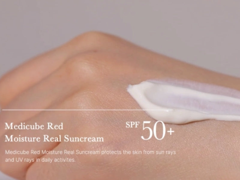 Medicube Red Moisture Real Sun Cream 50ml | SPF 50+ Hydrating Sunscreen