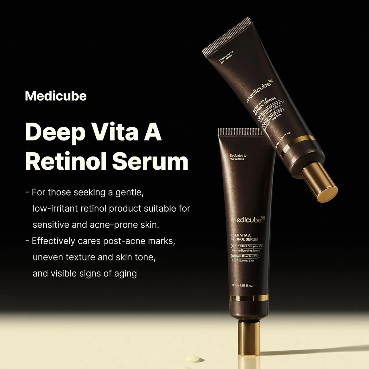 Medicube Deep Vita A Retinol Serum 30ml – Anti-Aging, Wrinkle & Fine Line Serum