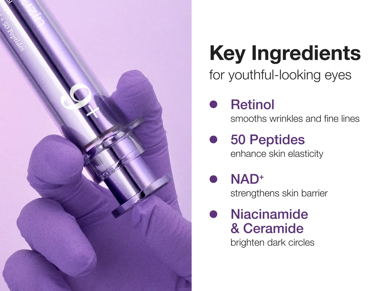 Numbuzin No.9 NAD+ Retinol Volumetox Eye Cream 10ml – Anti Aging Korean Eye Cream