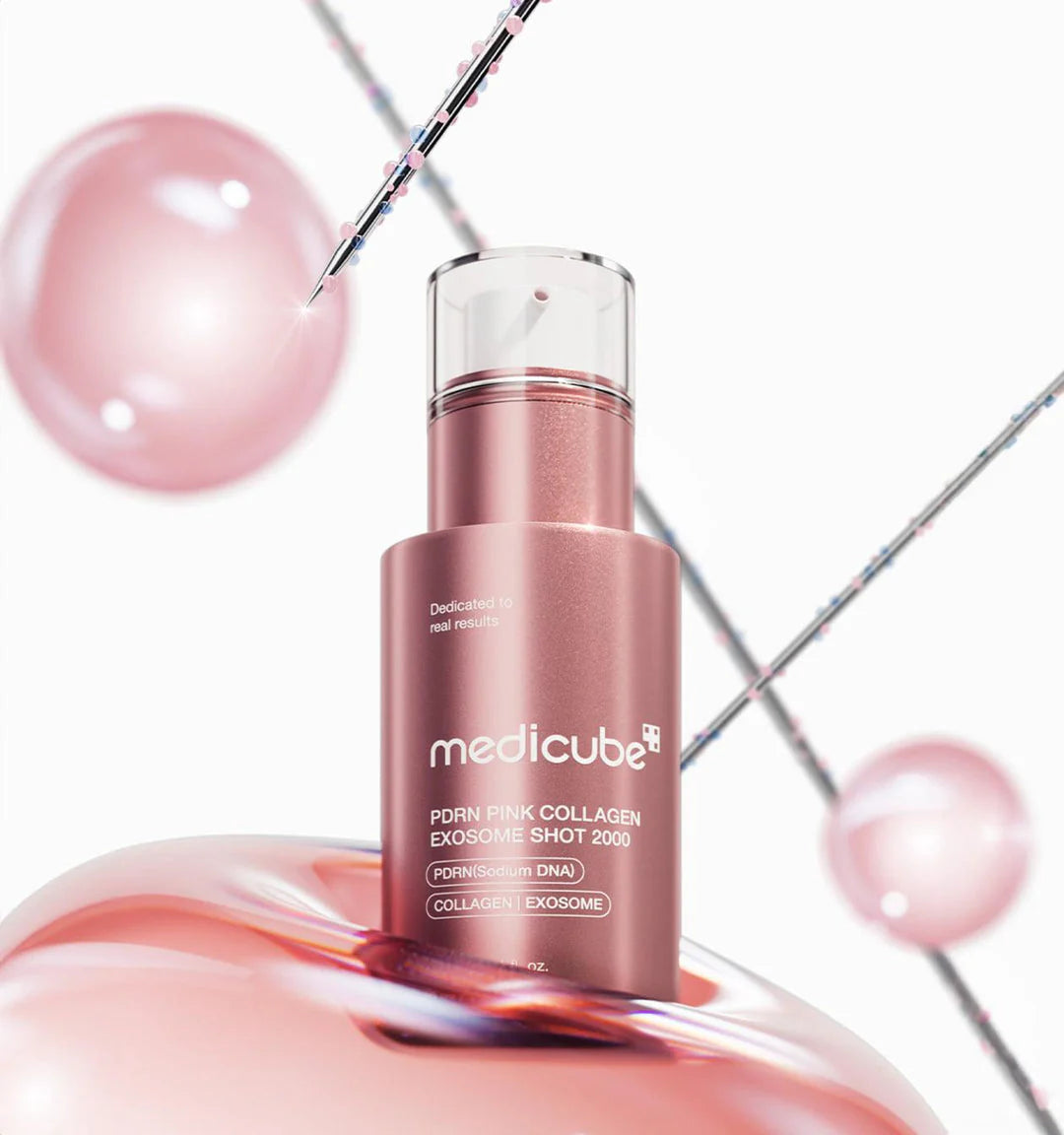 Medicube PDRN Pink Collagen Exosome Shot Serum 2000 – Anti-Aging Glow