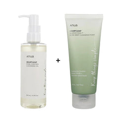 Anua Cleansing Bundle SET (Cleansing Oil+Foam cleanser )