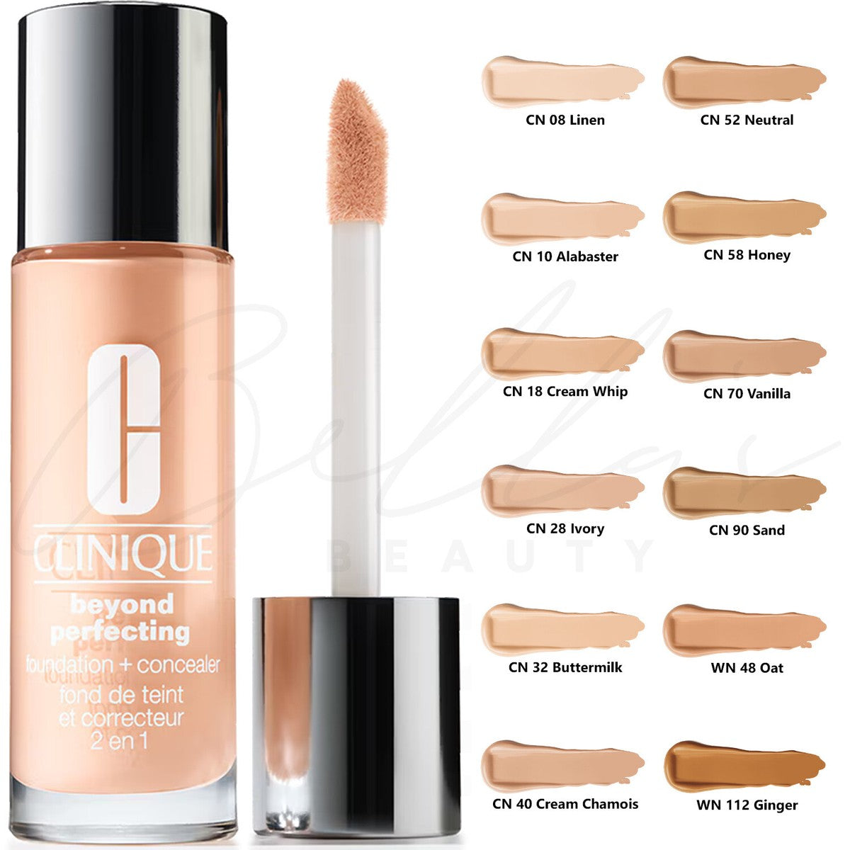 Clinique Beyond Perfecting Foundation & Concealer – Long-Lasting Full Coverage