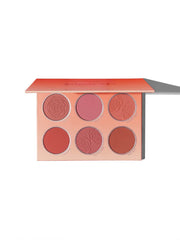 Sheglam Floral Flush Blush Palette 6-Color Pressed Powder