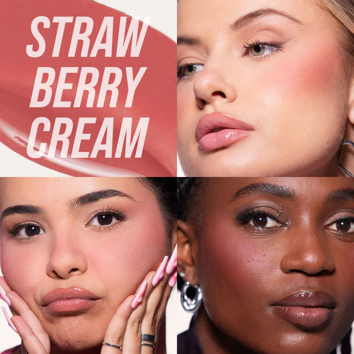 Huda Beauty Blush Filter Liquid Blush Strawberry Cream 4.5ml | Long-Lasting Dewy Glow