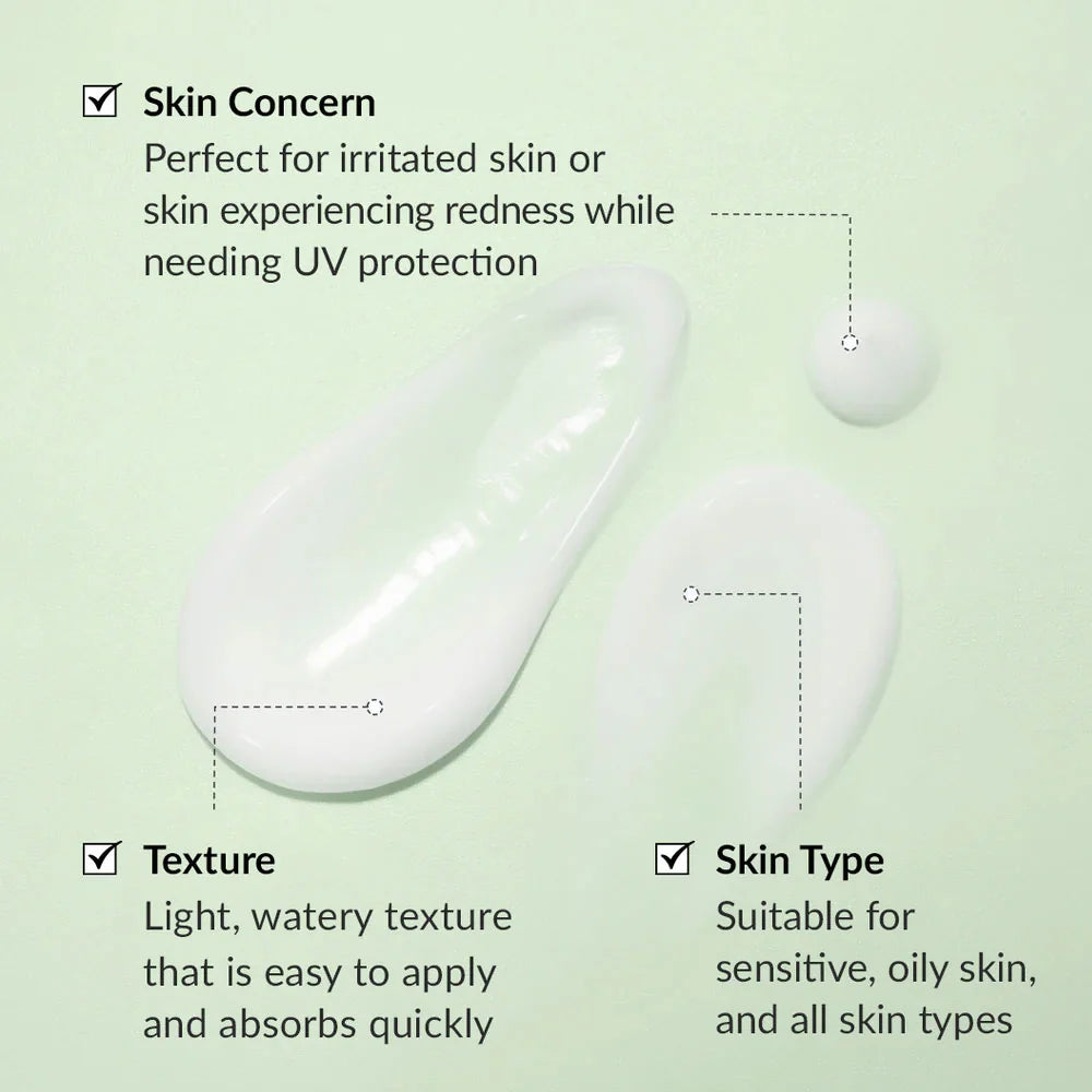 Dr. Althea Green Tea Sunscreen SPF 50+ PA++++ 50ml – Lightweight Korean Sunblock
