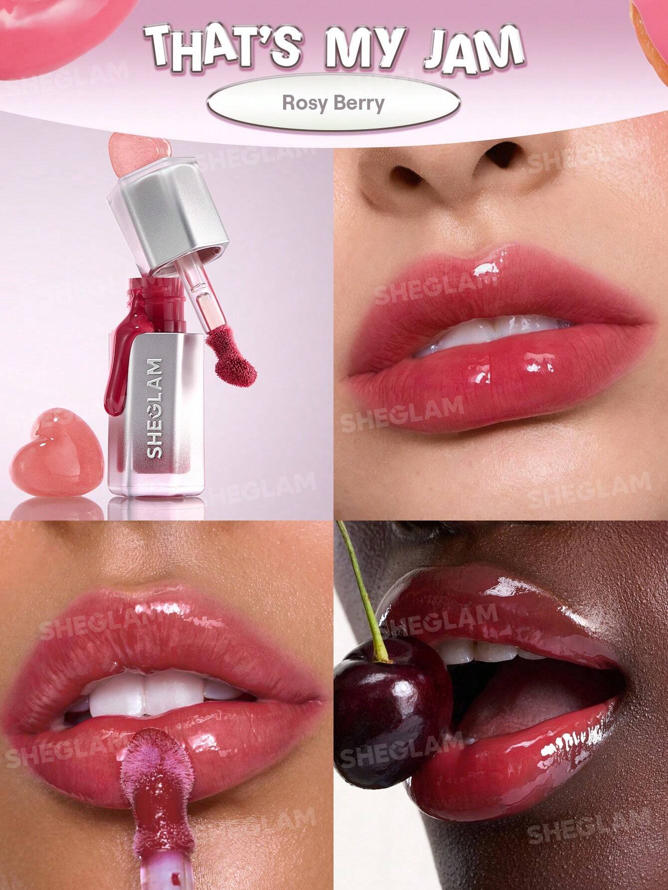 SHEGLAM Glass Lock Air Gloss 3.4ml | High-Shine Lip Gloss